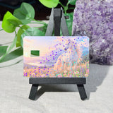 White Horse Card Skin – Wildflower Meadow & Mountains Debit & Credit Card Sticker by The Sticker Era
