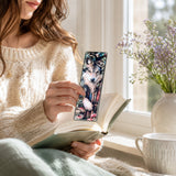 Wolf bookmark held in hand by The Sticker Era