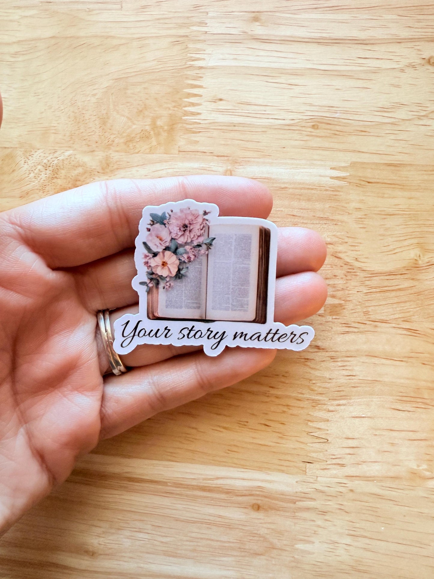 your Story Matters Sticker – Inspirational bookish stickers __etsy:6795387301